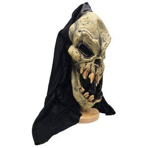 Vintage Paper Magic Group Grim Reaper Hooded Mask Evil Scary Skeleton Demon 2002